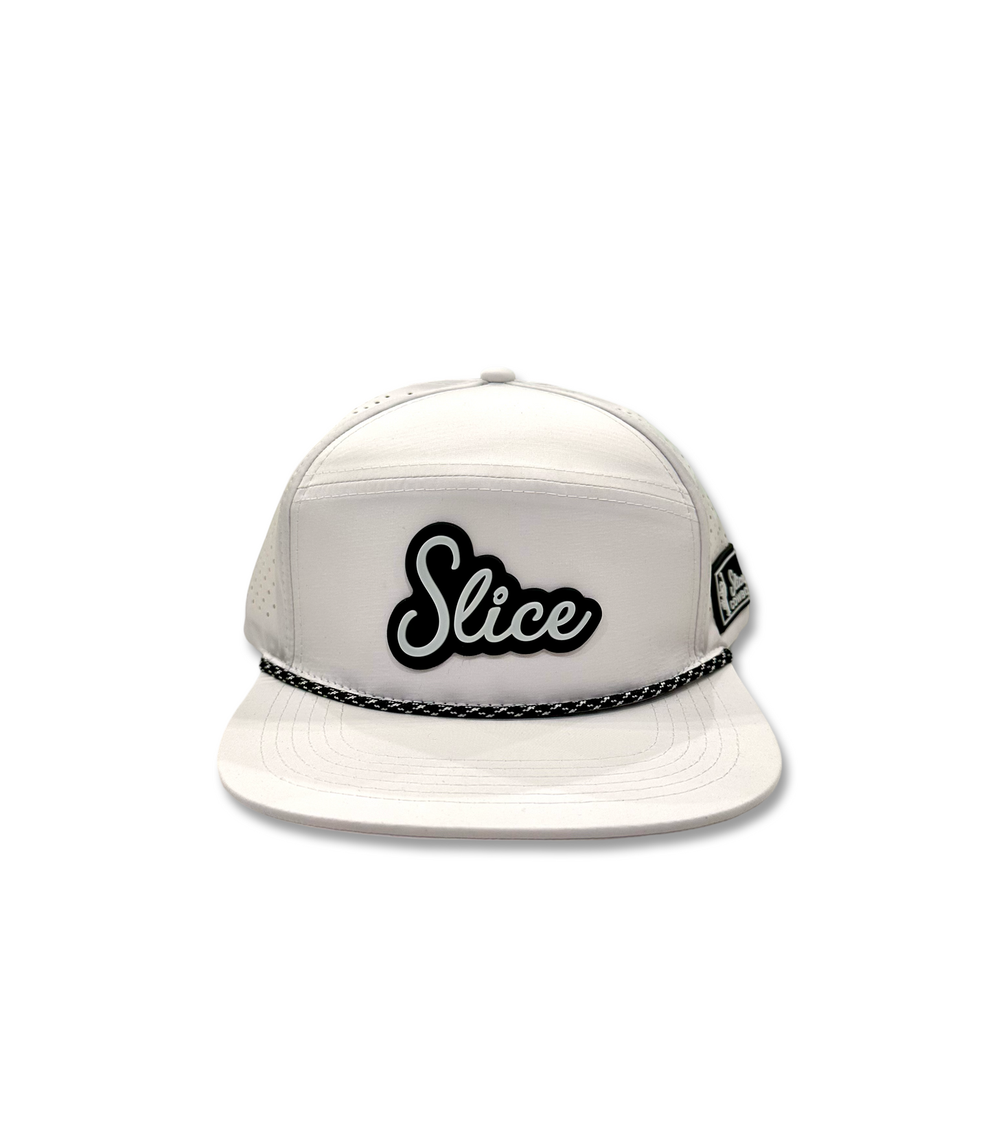 XL "Slice" Rubber Patch Hat - White