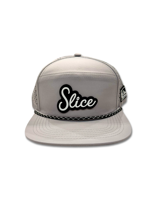 "Slice" Rubber Patch Hat - Gray